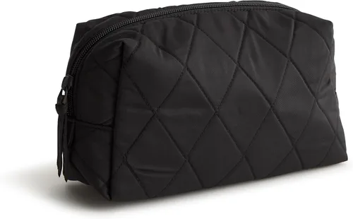 Vista 9 de Vera Bradley Organizador de Maquillaje para Mujer, de Twill de Alto Rendimiento, Mediano, Negro, Tamaño único