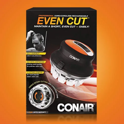Vista 11 de Conair Kit de corte de pelo giratorio de corte uniforme con cable/inalámbrico