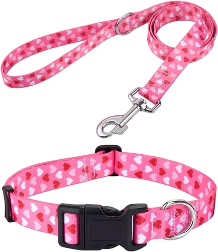 Vista 49 de Mihqy - Collar de perro, patrones geométricos florales, tribales, bohemios, collar de estilo étnico, suave y ajustable, para perros pequeños