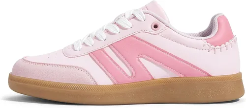 Vista 19 de LUCKY STEP Zapatillas de moda con suela de goma retro para mujer