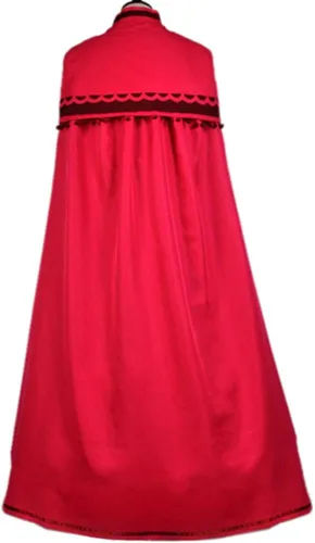 Vista 2 de Tinyones Disfraz de princesa para mujer disfraz de cosplay vestido de Halloween con capa