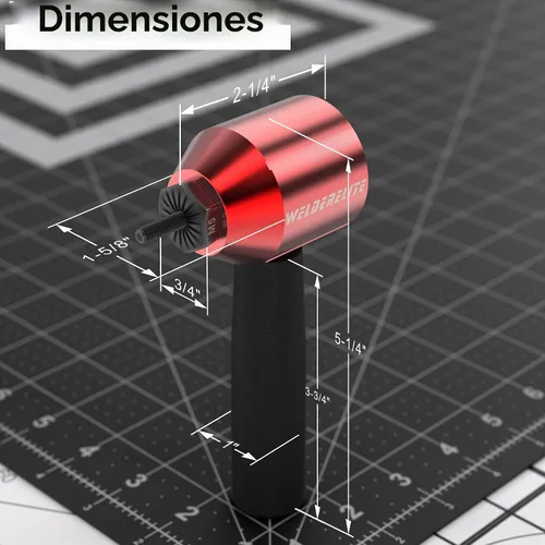 Vista 6 de Kit de herramienta adaptador de tuerca de remache WelderElite Contiene 290 tuercas de remache y 13 mandriles
