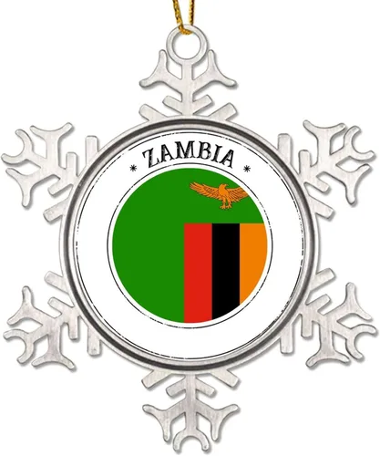 Vista 11 de Adornos de bandera de Andorra para árbol de Navidad, bandera nacional, silueta de Andorra, decoraciones de árbol de Navidad, copo de nieve, metal