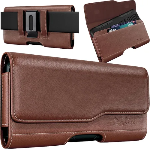 Vista 9 de DeBin Belt Holder Case with Clip for Samsung Galaxy Plus/FE Models Negro