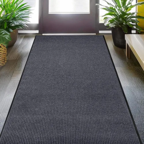 Vista 12 de LuxUrux Tapete de goma duradero para puerta, resistente, interior/exterior, fácil de limpiar, impermeable, patio, garaje, tapete comercial