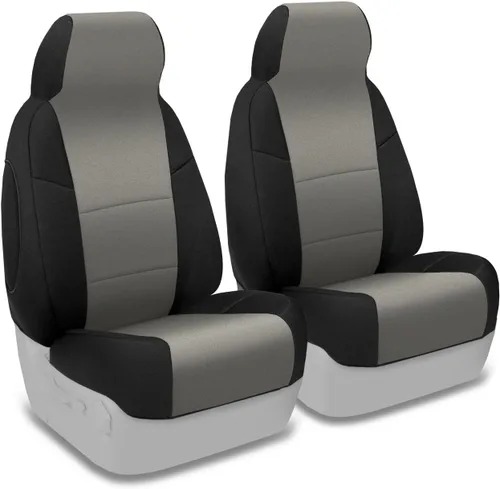 Vista 32 de Coverking Custom Fit cubierta de asiento para determinados modelos de Chevrolet – neopreno, Negro