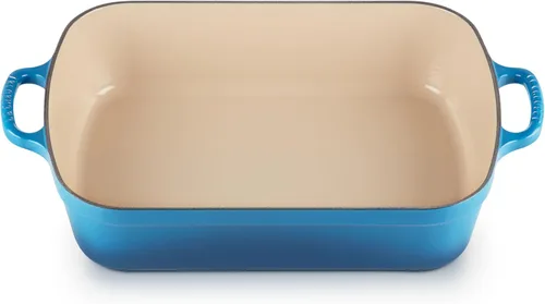 Vista 13 de Le Creuset Tostador rectangular Signature de hierro fundido esmaltado, 5.25 cuartos de galón (9.8" x 13"), Artichaut