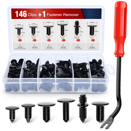 Vista 11 de Nilight - 101 clips de retención para parachoques y protector de salpicaduras, insertos metálicos para Acura, Honda 91503-SZ3-003 91503-SZ5-003