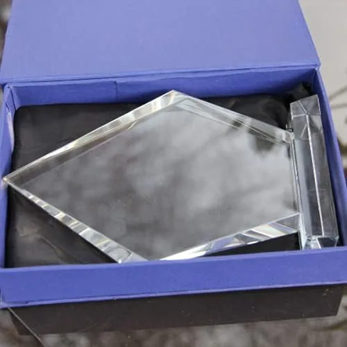 Vista 6 de Premio personalizado de cristal para empleados, apreciación de la jubilación, regalo único de jubilación para gerente, personal, premio