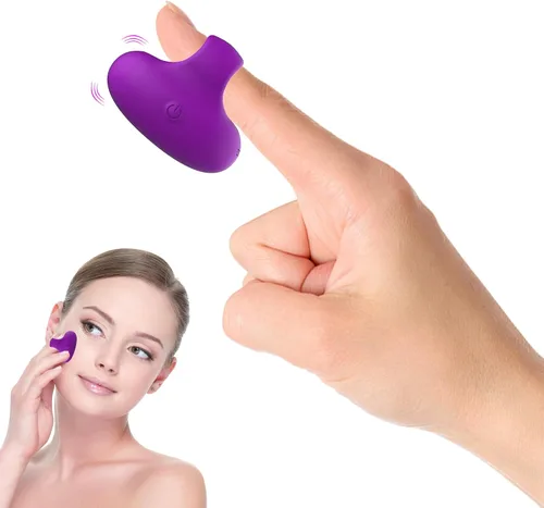 Vista 2 de Mini-Ring - Bola de masaje facial y ocular personal recargable por USB, portátil, masajeador de bolsillo de viaje, aprieta los músculos faciales