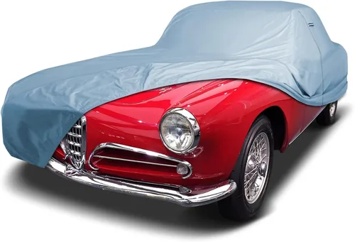 Vista 29 de iCarCover Funda de automóvil personalizada de alta calidad para Alfa Romeo 147 2002-2007, resistente, impermeable, para todo tipo de clima, lluvia