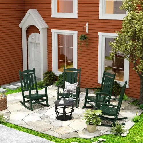 Vista 87 de WestinTrends Malibu - Mecedora para exteriores/patio, color lima