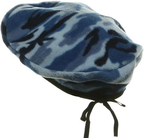 Vista 2 de e4Hats.com Boina de forro polar de camuflaje