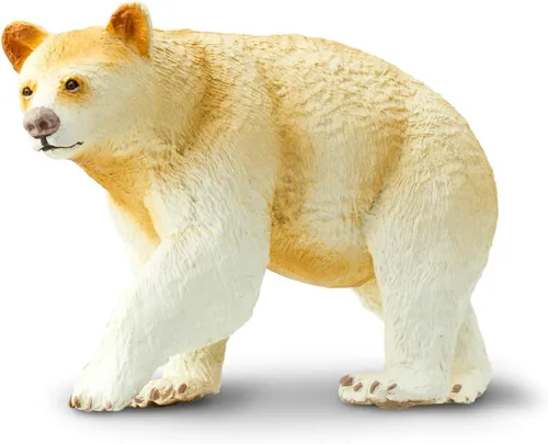 Vista 5 de Safari Ltd. Kermode - Figura detallada de oso espiritual de 4.5 pulgadas, juguete educativo para niños, niñas y niños a partir de 3 años