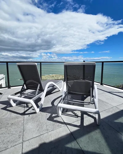Vista 3 de PURPLE LEAF Patio Chaise Lounge - Silla con brazos de plástico