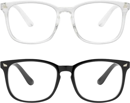 Vista 7 de Yogo Vision Blue Light Blocking Computer Glasses Anti Glare Reduce Eyestrain Eyeglasses for Men and Women