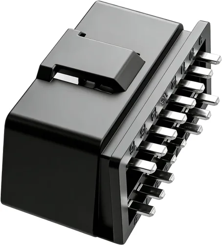 Vista 6 de Premium J1962 conector adaptador macho OBDII de 16 pines para herramientas de diagnóstico de 24 V (10 piezas)