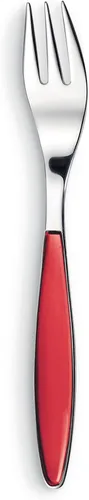Vista 4 de Guzzini Feeling – 6-Inch L Tenedor de postre, Azul (Cobalt Blue)