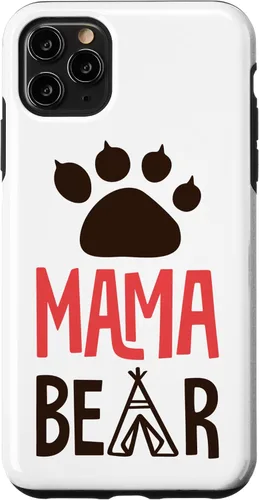 Vista 11 de Funda para iPhone 14 Pro Max Mama Bear