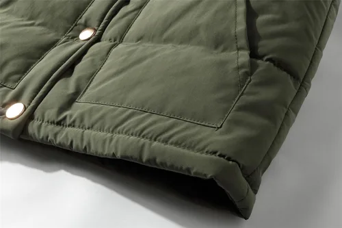 Vista 6 de Mud Kingdom Chaleco para niños y niñas, chaqueta cálida con cuello alto para invierno
