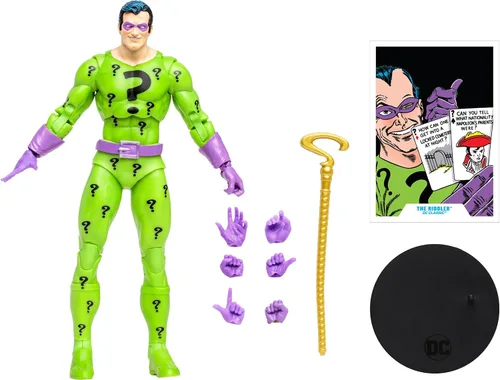Vista 4 de McFarlane Toys - DC Multiverse The Riddler (DC Classic) Figura de acción de 7 pulgadas