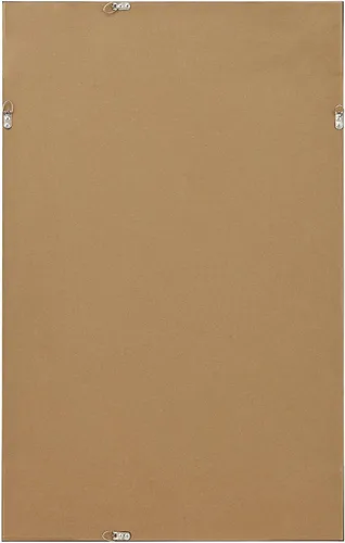 Vista 8 de Uttermost Verne - Espejo de pared rectangular con borde negro mate de 24 x 38 pulgadas