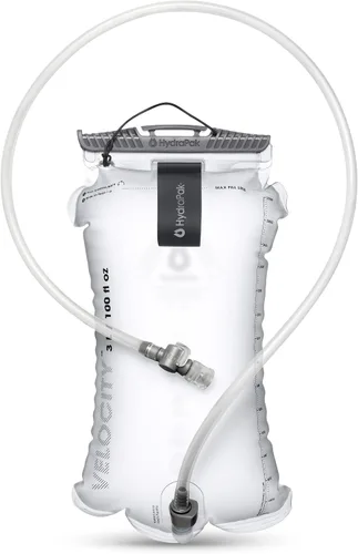 Vista 10 de HydraPak Velocity Depósito de hidratación (1.5L, 2L, 3L), cámara de agua ultraligera, válvula de mordida autosellante, a prueba de fugas