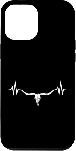 Vista 26 de Vintage Texas Longhorn Rancher Heartbeat Pulse Cattle Farmer Case for iPhone 17