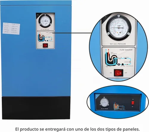 Vista 6 de TECHTONGDA Secador de aire refrigerado para sistemas de aire comprimido de compresor de aire con filtro 35 CFM 220V