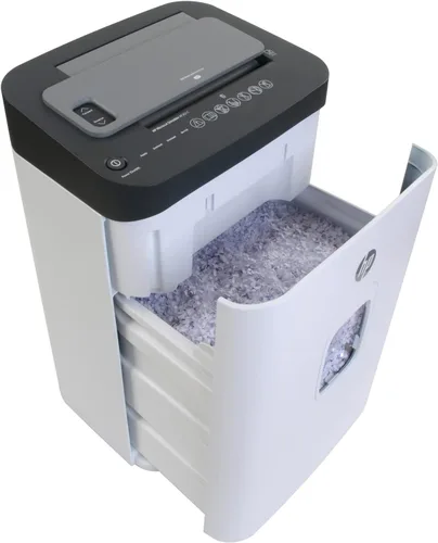 Vista 5 de HP - Trituradora de papel micro cortada, manual de 14 hojas, alimentación