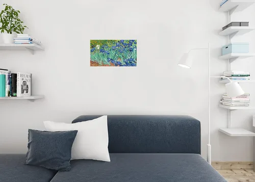 Vista 4 de Vincent Van Gogh - Póster de flores de lirios 1890, pintura de paisaje postimpresionista holandés, naturaleza, arte de pared genial, póster impreso
