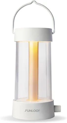 Vista 10 de FUNLOGY Farol – Linterna LED recargable para campamento, luz vintage regulable de 360°, banco de energía de 4000 mAh, alto CRI 95, IPX4 resistente