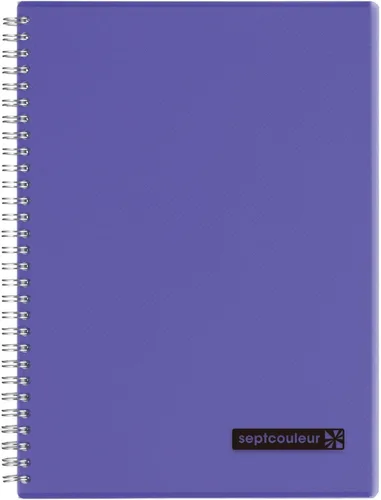 Vista 7 de Maruman Septcouleur - Cuaderno de espiral, 160 páginas, tamaño A5 Amarillo