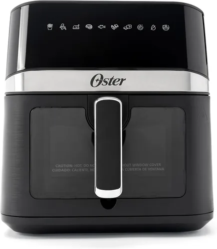 Vista 8 de Oster Freidora de aire compacta, freidora digital de 4 cuartos de galón con ventana, freidora de aire de encimera fácil de usar