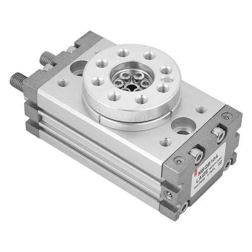 Vista 7 de Cilindro neumático MSQB-10A, cilindro neumático de rotación, aleación de aluminio 180 Deree C tipo cilindro aulic para la industria textil