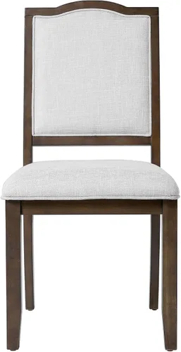 Vista 6 de P PURLOVE Farmhouse - Juego de 4 sillas de comedor (beige y marrón)
