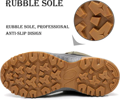 Vista 4 de UPSOLO Mens Waterproof Winter Boots