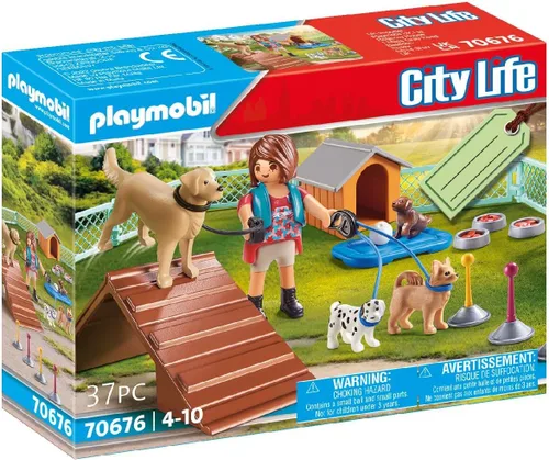 Vista 4 de Playmobil Set de regalo de entrenador de perros