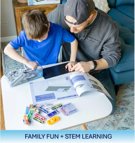 Vista 10 de Snap Circuits BRIC: Estructuras Kit de exploración de módulo y electrónica Más de 20 proyectos de matriz y módulo Manual de proyecto a