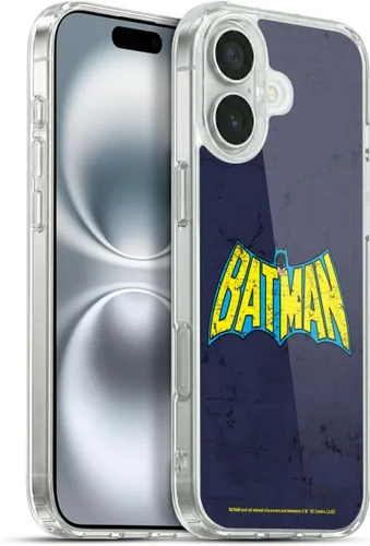 Vista 93 de Head Case Designs Funda de gel con licencia oficial de Batman DC Comics Bat Signal Logos [protección de grado militar] compatible con Apple iPhone 7