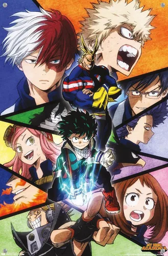 Vista 4 de My Hero Academia - Póster de pared con alfileres