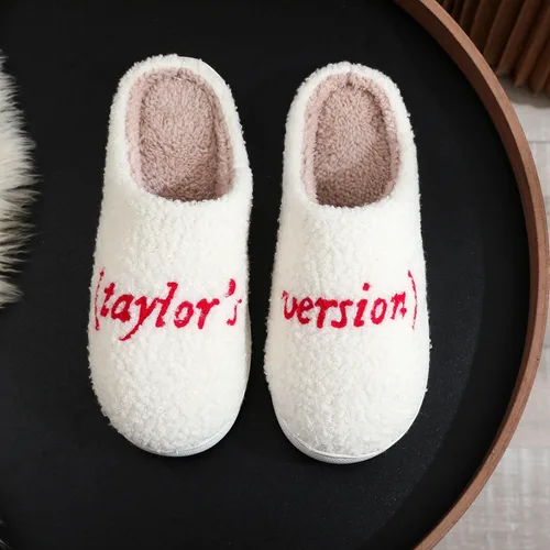 Vista 2 de YUHUAWYH Pantuflas de casa lindas para mujer, mullidas, suaves, cómodas, para pareja, para dormitorio, sala de estar