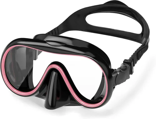 Vista 8 de Keary Gafas de natación para adultos con cubierta para la nariz, gafas de natación para hombres, mujeres, jóvenes, buceo, piscina, gafas de agua