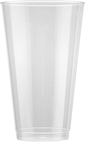 Vista 21 de Restaurantware RW Base - Vasos de fiesta de 8 onzas, 20 vasos de chupito desechables, con borde enrollado, vaso de cóctel de plástico transparente