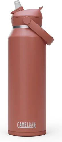 Vista 43 de CamelBak - Thrive - Botella de agua con tapa y pajilla, 20 onzas - Aislante de acero inoxidable, color negro