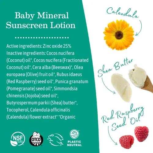 Vista 7 de Loción protectora solar mineral Uber-Sensitive SPF 40 para niños de Earth Mama