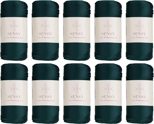 Vista 119 de Sensy Premium 2mm 229.5 metros de cuerda de poliéster 100% cordón de polipropileno Cordón de macramé 2mm Cordón para bolso de crochet Hilo