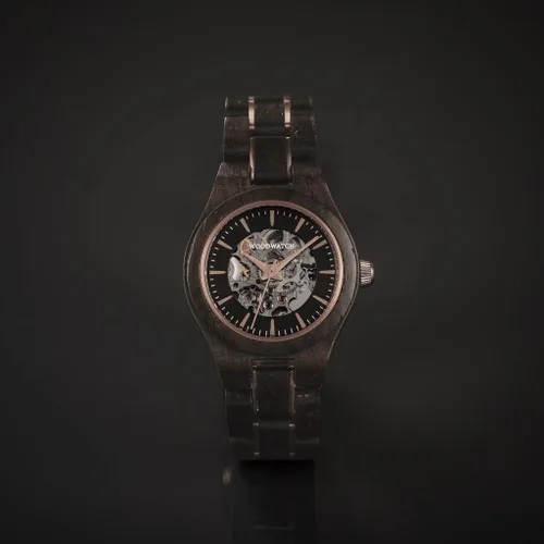 Vista 4 de WoodWatch Relojes de madera Wanderer para mujer, Moderno