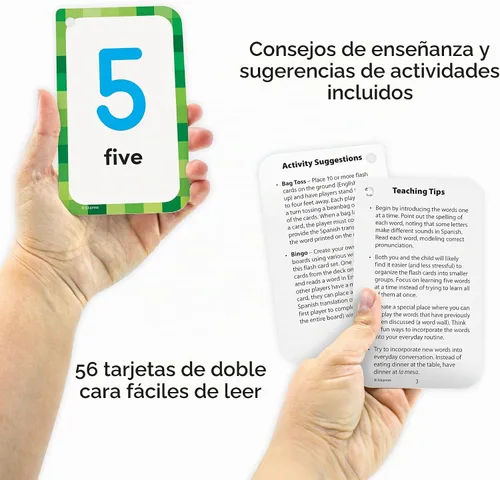 Vista 3 de Palabras diarias Inglés/Español Tarjetas Flash (EP62073)