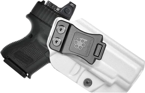 Vista 10 de Amberide IWB Kydex Holster for Glock 26/27 Gen1-5 and Glock 33 Gen3-4, Concealed Carry, Optics Ready, Adjustable Cant, Posi-Click Retention, Made in